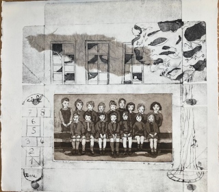 Photo de classe. - Gravures